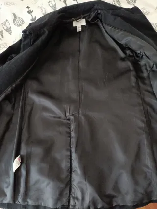 Gabardina Mango Negra