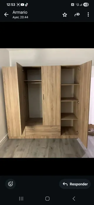 Armarios blancos 4 puertas