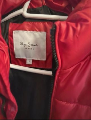 Cazadora Invierno Mujer Pepe Jeans Roja