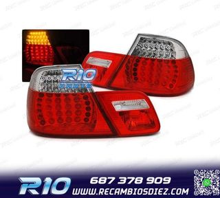PILOTOS BMW E46 COUPE 99-03 LED INTERMITENTE DINAMICO ROJO C