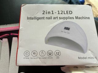 Kit Uñas Gel LED Lámpara y Accesorios