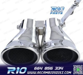 COLA ESCAPE MERCEDES CLASE C W203 00-07 CROMO