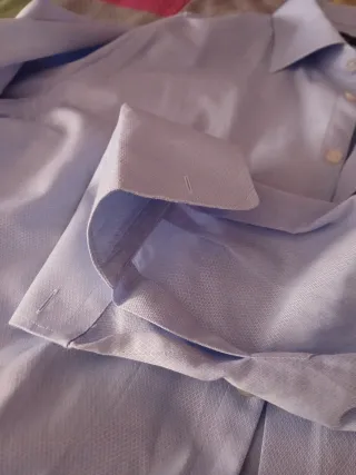 Camisa DI BYE azul talla 44