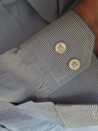 Camisa Pierre Cardin Talla L Rayas Finas