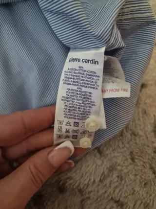 Camisa Pierre Cardin Talla L Rayas Finas