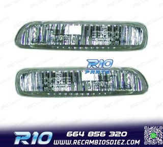 INTERMITENTES LATERALES BMW E46 98-05 CRISTAL CLARO CROMADO