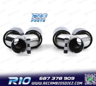 COLAS ESCAPE BMW LOOK M PERFORMANCE CROMO CARBONO