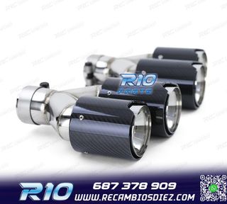 COLAS ESCAPE BMW LOOK M PERFORMANCE CROMO CARBONO