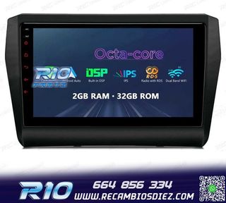 RADIO GPS ANDROID 12 9" PARA SUZUKI SWIFT 17-22