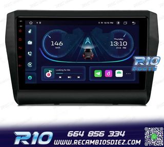 RADIO GPS ANDROID 12 9" PARA SUZUKI SWIFT 17-22
