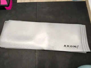 5 Esterillas Akon Fitness Grises+ soportes pared