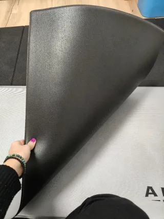 5 Esterillas Akon Fitness Grises+ soportes pared