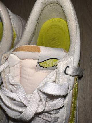 Vans Old Skool Talla 42 Blancas y Amarillas