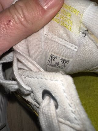 Vans Old Skool Talla 42 Blancas y Amarillas