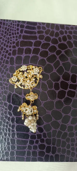 Aderezo Fallera Racimo Niña Dorado