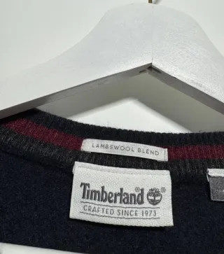 Jersey Timberland Cuello Pico Talla XL Lana