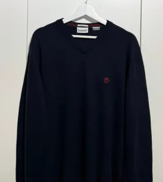 Jersey Timberland Cuello Pico Talla XL Lana