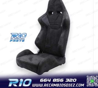 KIT ASIENTO BAQUET UNIVERSAL NEGRO EVO ERS RALLY