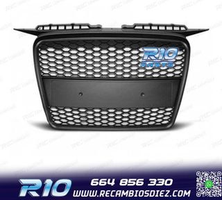 PARRILLA AUDI A3 8P 8PA 05-08 LOOK RS3 NEGRO