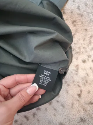 Camisa Volcom Talla S Gris