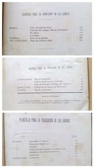 Castilla la Nueva ( I - II - III) - 1885.