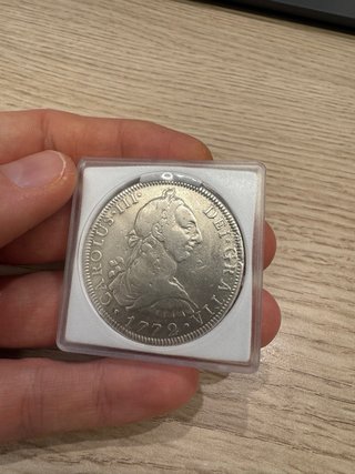 LETRAS INVERTIDAS 8 Reales 1772 Carlos III