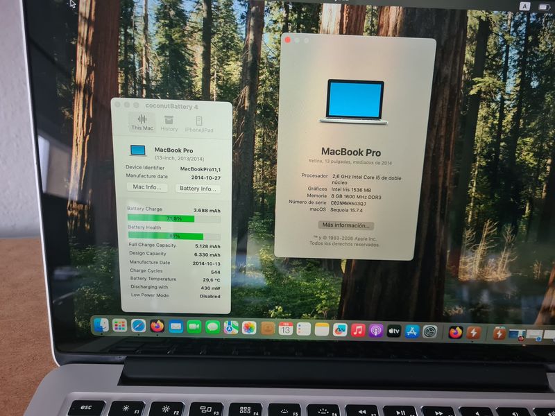 MacBook Pro 13 2014 i5 2.6GHz 256GB SSD 8GB RAM afbeelding 5