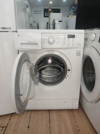 Nevera y Lavadora LG Blanca