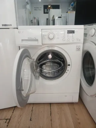 Nevera y Lavadora LG Blanca