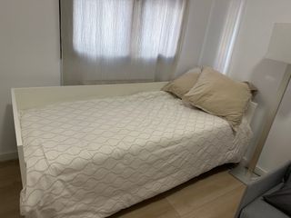 Estructura Diván Blanco 80x200 cm - de 1 año uso