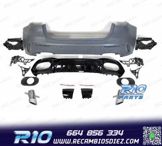 PARAGOLPES TRASERO MERCEDES CLASE A W177 LOOK A35 + COLAS E