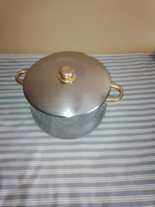 Olla grande acero inoxidable 28x17