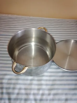 Olla grande acero inoxidable 28x17