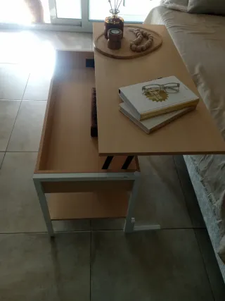 Mesa centro elevable 95x40cm