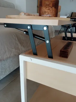 Mesa centro elevable 95x40cm