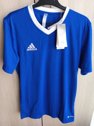 Camiseta Adidas Azul y Blanca