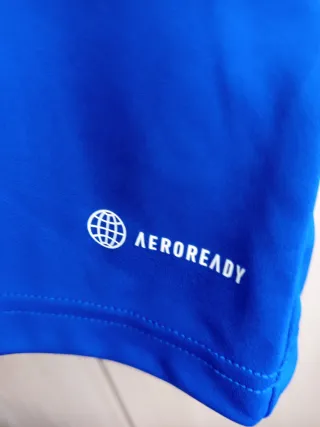 Camiseta Adidas Azul y Blanca