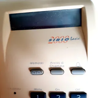 Telefono Sirio 2000 + tastierina nuova