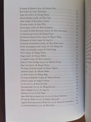 Las grandes películas asiáticas