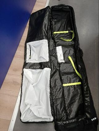 Funda esquís transporte con ruedas para 2 pares esquís o