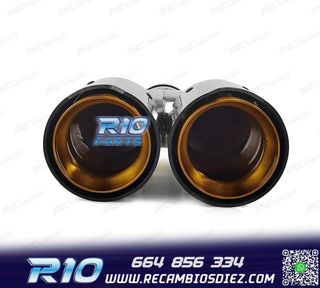 COLAS ESCAPE BMW LOOK M PERFORMANCE DORADO CARBONO