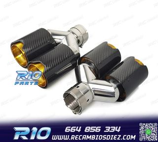 COLAS ESCAPE BMW LOOK M PERFORMANCE DORADO CARBONO