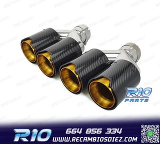 COLAS ESCAPE BMW LOOK M PERFORMANCE DORADO CARBONO