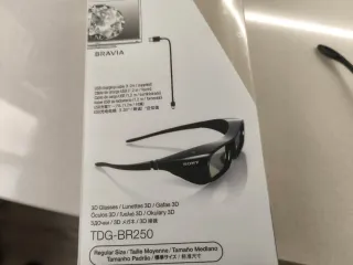 Gafas 3D Sony TDG-BR250 Negras