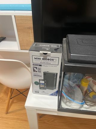 Pecera con filtro y calentador.23 litros