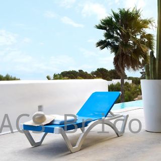 Tumbona Mykonos Azul Claro