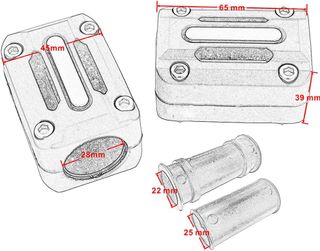 Protezioni Crash Bar Blocchi Paraurti Moto