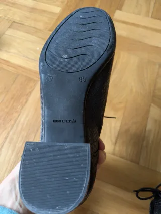 Zapatos de piel con tacón Nature Shoes T.39