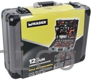 Maletín Herramientas 123 piezas - Aluminio