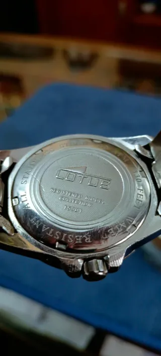 Reloj Lotus Multifunción Acero WR 100M